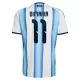 Camiseta Argentina Ángel Di María 11 Hombre 1ª Equipación Mundial 2026