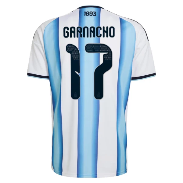Camiseta Argentina Garnacho 17 Niños 1ª Equipación Mundial 2026