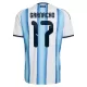 Camiseta Argentina Garnacho 17 Niños 1ª Equipación Mundial 2026