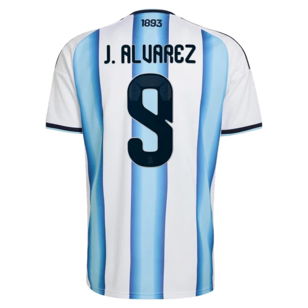 Camiseta Argentina Julián Álvarez 9 Hombre 1ª Equipación Mundial 2026