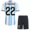 Camiseta Argentina Lautaro Martínez 22 Niños 1ª Equipación Mundial 2026