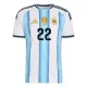 Camiseta Argentina Lautaro Martínez 22 Niños 1ª Equipación Mundial 2026