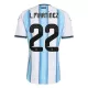 Camiseta Argentina Lautaro Martínez 22 Niños 1ª Equipación Mundial 2026