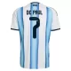 Camiseta Argentina Rodrigo de Paul 7 Hombre 1ª Equipación Mundial 2026