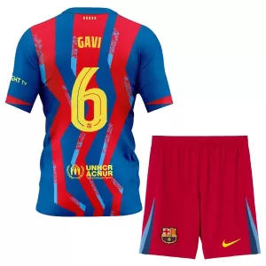 Camiseta FC Barcelona Gavi 6 Niños 4ª Equipación 25/26