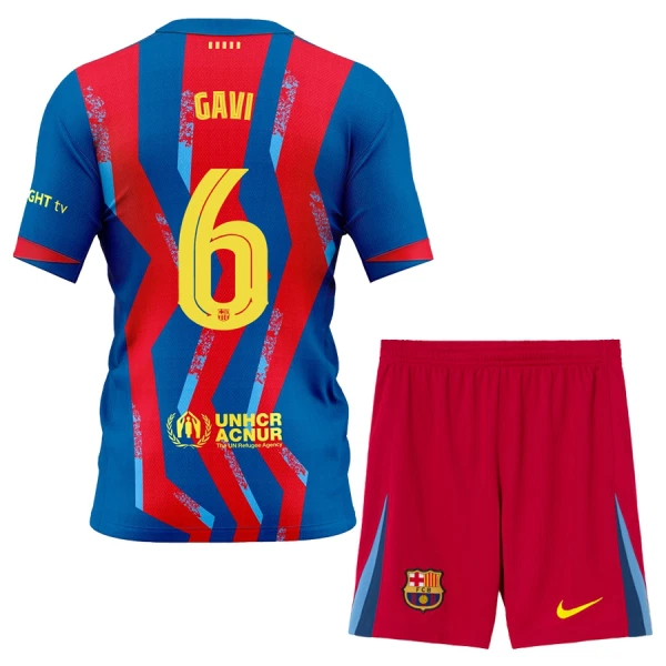Camiseta FC Barcelona Gavi 6 Niños 4ª Equipación 25/26