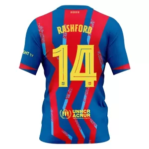 Camiseta FC Barcelona Marcus Rashford 14 Hombre 4ª Equipación 25/26