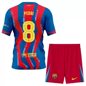 Camiseta FC Barcelona Pedri 8 Niños 4ª Equipación 25/26