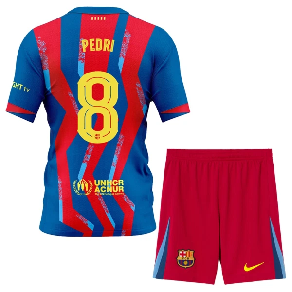 Camiseta FC Barcelona Pedri 8 Niños 4ª Equipación 25/26