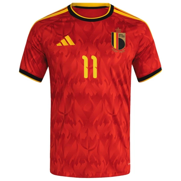 Camiseta Bélgica Jérémy Doku 11 Hombre 1ª Equipación Mundial 2026
