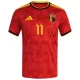 Camiseta Bélgica Jérémy Doku 11 Hombre 1ª Equipación Mundial 2026