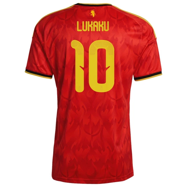 Camiseta Bélgica Romelu Lukaku 10 Niños 1ª Equipación Mundial 2026