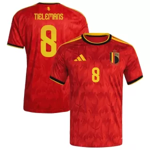 Camiseta Bélgica Tielemans 8 Hombre 1ª Equipación Mundial 2026
