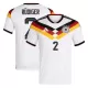 Camiseta Alemania Antonio Rüdiger 2 Hombre 1ª Equipación Mundial 2026