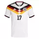 Camiseta Alemania Florian Wirtz 17 Hombre 1ª Equipación Mundial 2026