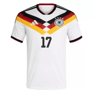 Camiseta Alemania Florian Wirtz 17 Niños 1ª Equipación Mundial 2026