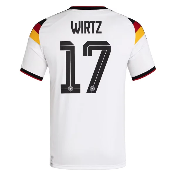 Camiseta Alemania Florian Wirtz 17 Niños 1ª Equipación Mundial 2026