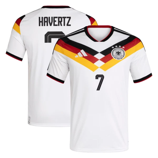 Camiseta Alemania Havertz 7 Hombre 1ª Equipación Mundial 2026