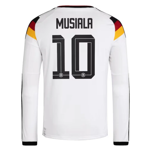 Camiseta Alemania Jamal Musiala 10 Hombre 1ª Equipación Mundial 2026 Manga Larga