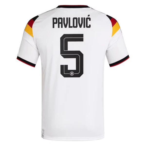 Camiseta Alemania Pavlovic 5 Hombre 1ª Equipación Mundial 2026