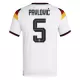 Camiseta Alemania Pavlovic 5 Hombre 1ª Equipación Mundial 2026