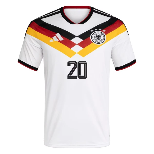 Camiseta Alemania Serge Gnabry 20 Hombre 1ª Equipación Mundial 2026