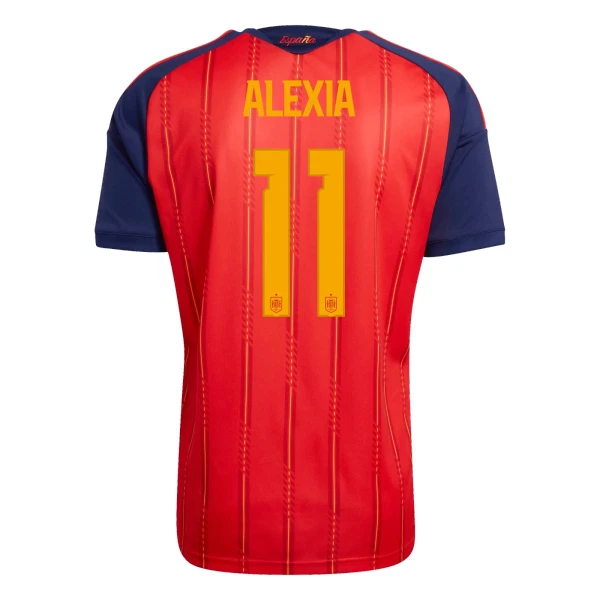 Camiseta España Alexia 11 Hombre 1ª Equipación Mundial 2026