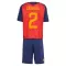 Camiseta España Carvajal 2 Niños 1ª Equipación Mundial 2026