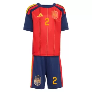 Camiseta España Carvajal 2 Niños 1ª Equipación Mundial 2026