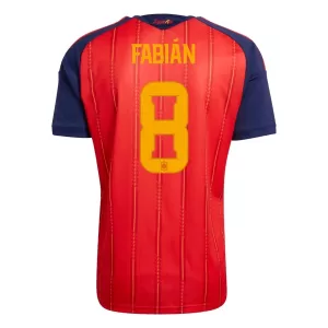 Camiseta España Fabian Ruiz 8 Hombre 1ª Equipación Mundial 2026