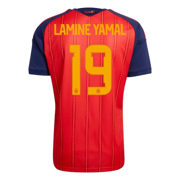 Camiseta España Lamine Yamal 19 Hombre 1ª Equipación Mundial 2026