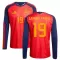 Camiseta España Lamine Yamal 19 Hombre 1ª Equipación Mundial 2026 Manga Larga