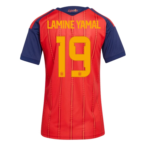 Camiseta España Lamine Yamal 19 Mujer 1ª Equipación Mundial 2026