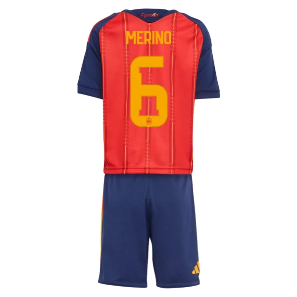Camiseta España Merino 6 Niños 1ª Equipación Mundial 2026