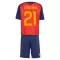 Camiseta España OYARZABAL 21 Niños 1ª Equipación Mundial 2026