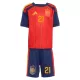 Camiseta España OYARZABAL 21 Niños 1ª Equipación Mundial 2026