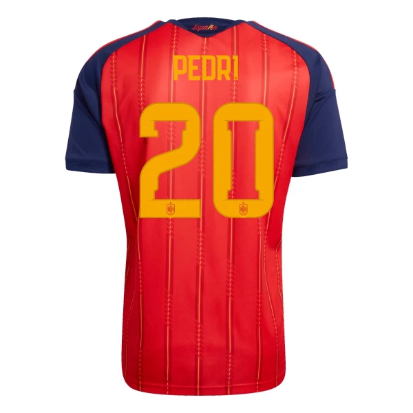 Camiseta España Pedri 20 Hombre 1ª Equipación Mundial 2026