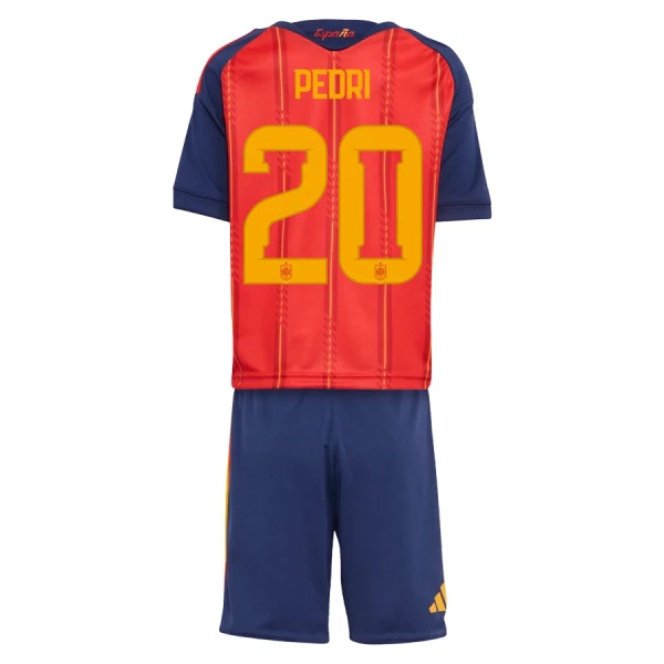 Camiseta España Pedri 20 Niños 1ª Equipación Mundial 2026