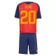 Camiseta España Pedri 20 Niños 1ª Equipación Mundial 2026