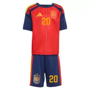 Camiseta España Pedri 20 Niños 1ª Equipación Mundial 2026