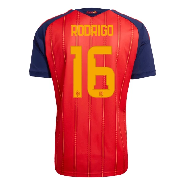 Camiseta España Rodrigo Hernández 16 Hombre 1ª Equipación Mundial 2026