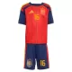 Camiseta España Rodrigo Hernández 16 Niños 1ª Equipación Mundial 2026