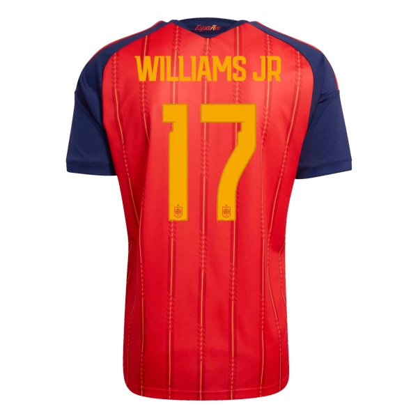 Camiseta España Williams JR 17 Hombre 1ª Equipación Mundial 2026
