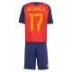 Camiseta España Williams JR 17 Niños 1ª Equipación Mundial 2026