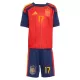 Camiseta España Williams JR 17 Niños 1ª Equipación Mundial 2026