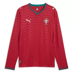 Camiseta Portugal Hombre 1ª Equipación Mundial 2026 Manga Larga