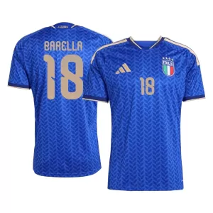 Camiseta Italia Barella 18 Hombre 1ª Equipación Mundial 2026