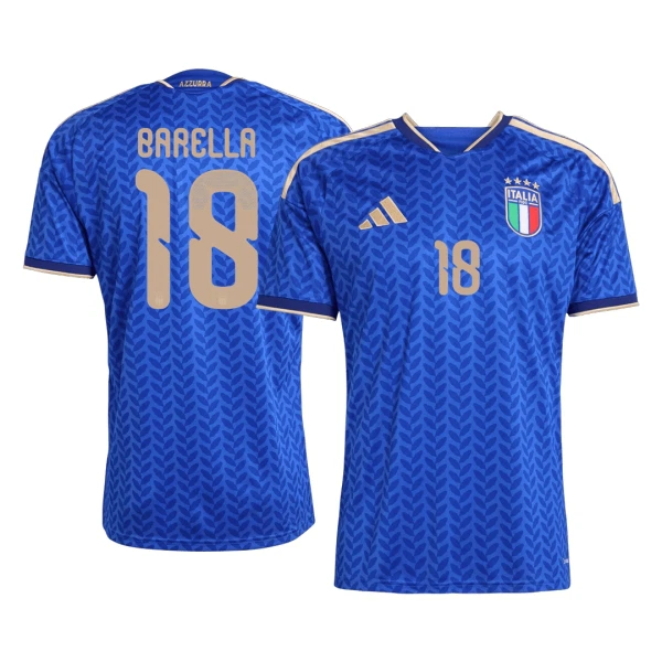 Camiseta Italia Barella 18 Hombre 1ª Equipación Mundial 2026