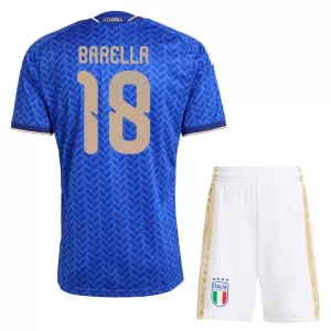 Camiseta Italia Barella 18 Niños 1ª Equipación Mundial 2026