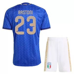 Camiseta Italia Bastoni 23 Niños 1ª Equipación Mundial 2026